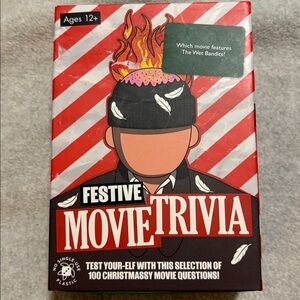 New Sealed Festive Movie Trivia Game